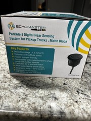 EchoMaster Pro PS-TRUCK-M Backup Sensor Park Alert Rear Pickup Truck Matte Black