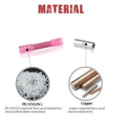 400/100PC Heat Shrink Butt Splice Wire Connector Insulated Waterproof Terminals