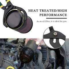 12″ Adjustable Oil Filter Pliers, Locking Jaw Fuel Filter Wrench with Nonslip Gr