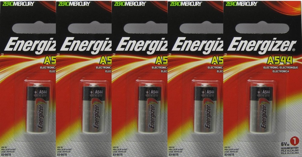 5 A544 4LR44 PX28A 476A GP476 K28L L1325 V28PX 6V Collar Batteries By Energizer