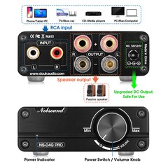 Nobsound Mini 2.0 Channel Digital Amplifier HiFi Stereo Desktop Audio Amp 100W×2
