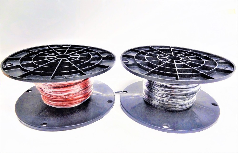 500′ FT MTW 6 AWG GAUGE 250′ BLACK & 250′ RED STRANDED COPPER SGT PRIMARY WIRE