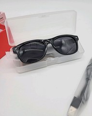 Wear IQ Smart Glasses Black Wireless Phone Music Play, Touch Control, UV400 NEW