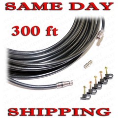 RG11 Cable 300 FT Underground COAX DROP INDOOR OUTDOOR Direct Burial w GEL 300′
