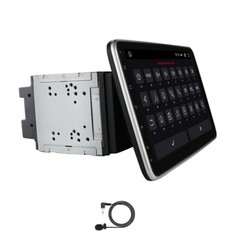 10.1” Android 12 8+128GB Rotatable QLED Car Stereo Radio GPS Wifi Double 2 DIN