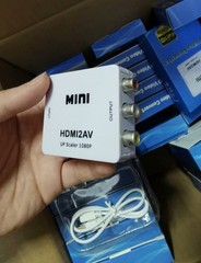 AV to HDMI Converter Upscaler Cinch CVBS Composite Adapter for Wii NES DVD Plug