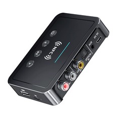 Bluetooth 5.0 Transmitter Receiver Wireless 3.5mm Adapter AUX NFC to 2 RCA Audio