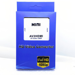 AV to HDMI Converter Upscaler Cinch CVBS Composite Adapter for Wii NES DVD Plug