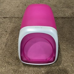 HIPCE Y2K CD & DVD Storage Box One Touch Sliding Door Holds 60 CDs Pink