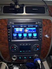Car Radio Stereo DVD CD Carplay Navi For GMC Sierra Yukon Acadia 2007-2013