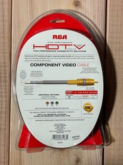 RCA HDTV Component Video Cable 9ft Gold Plated Y Pb Pr New Sealed