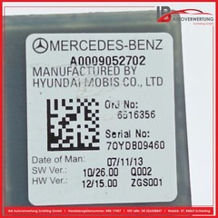 MERCEDES BENZ C CLASS ESTATE S204 C250 CGI Battery Minus Cable 0009052702