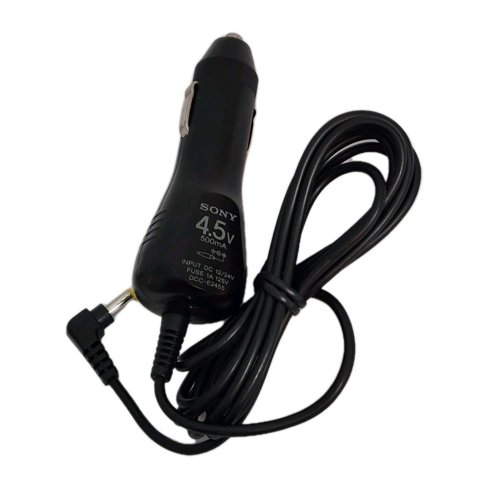 SONY DCC-E2455 OEM Car Charger Adapter 4.5V 500mA for Disc Walkman