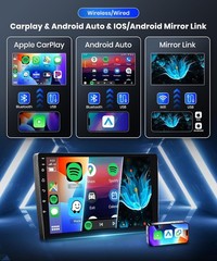 10.1” Car Radio for Jeep Wrangler JK 2007-18 Android Touchscreen Estéreo 2+64G