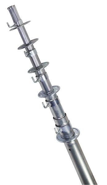 33′ 2″ Telescoping Mast -TV WIFI HAM Antenna Push Up Pole -Easy Up EZ-TM-50-U-95