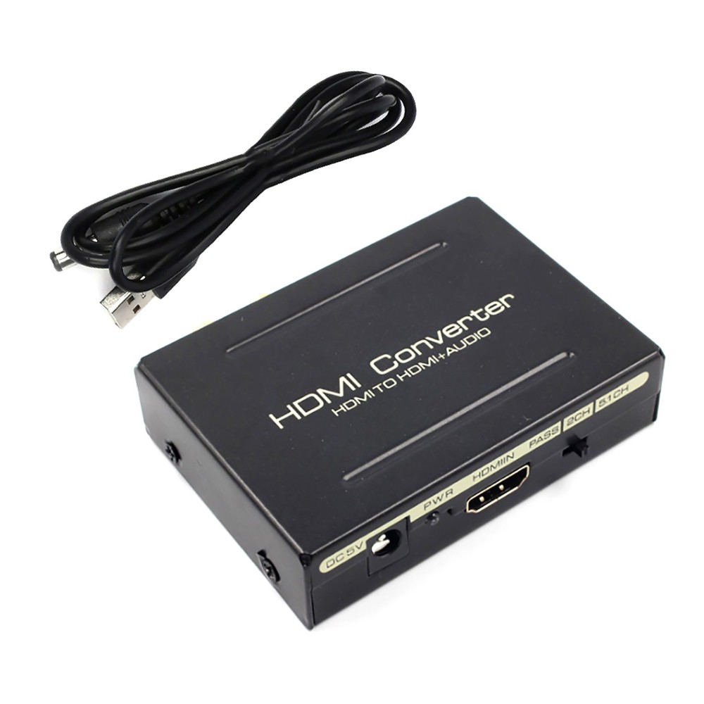 1080P HDMI Converter HDMI to SPDIF Optical 4K RCA L/R Analog Audio Extractor H