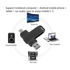 USB 64-256GB Type-C Flash Drive Memory Thumb Stick For Type C Android Phone