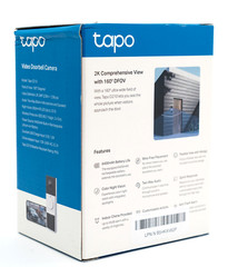 TP-Link Tapo Smart Video Doorbell Camera Wireless with Chime, 2K D210 White