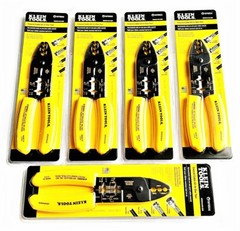 5 KLEIN TOOLS COAXIAL CABLE CRIMPER STRIPPER CUTTING PLIERS RG6 RG59 VDV010-019