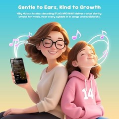 80GB Kids MP3 Player with Parental Controls, WiFi, Bluetooth, 4″ Touchscreen, Su