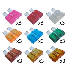 Blue Sea Easy ID LED ATC Fuse Kit PACK 3A 5A 7.5A 10A 15A 20A 25A 30A 40A Amp