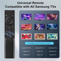 Replacement for Samsung Smart TV Remote Control, Universal Compatible with Al…