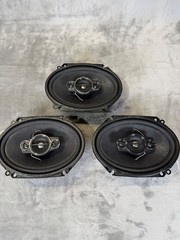 Ford Mazda Pioneer TS-A6886R 4-Way Coaxial Speakers Set of 3 6×8 60w TESTED!