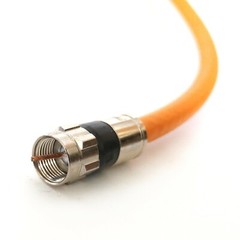ENHANCED RG6U TRI SHIELD RG6 DIRECT BURIAL COAX UNDERGROUND COAXIAL CABLE ORANGE