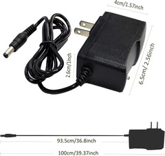 Universal 12.6V 1A Power Supply Adapter 100-240 AC to DC 1000Ma 850Ma 500Ma with