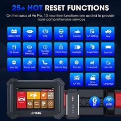 ANCEL V6 PRO Bi-directional OBD2 Scanner All Systems Diagnostic Key Programming