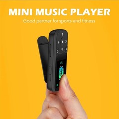 Portable 64GB MP3 Player with Clip Bluetooth 5.3 Hi Fi Sound Lossless Quality