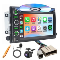 Car DVD CD Stereo Radio Apple Carplay Navi +Camera For Ford Expedition 2007-2014