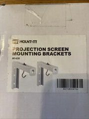 6″ Universal Projector Screen Mount – Wall or Ceiling Installation