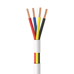 500FT Security Cable 18/4AWG Stranded Unshielded Alarm Fire Burglar CCTV Wire