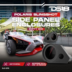 DS18 SLG-SP6 Slingshot Side Panel 6.5″ Empty Enclosure for Speakers – Pair