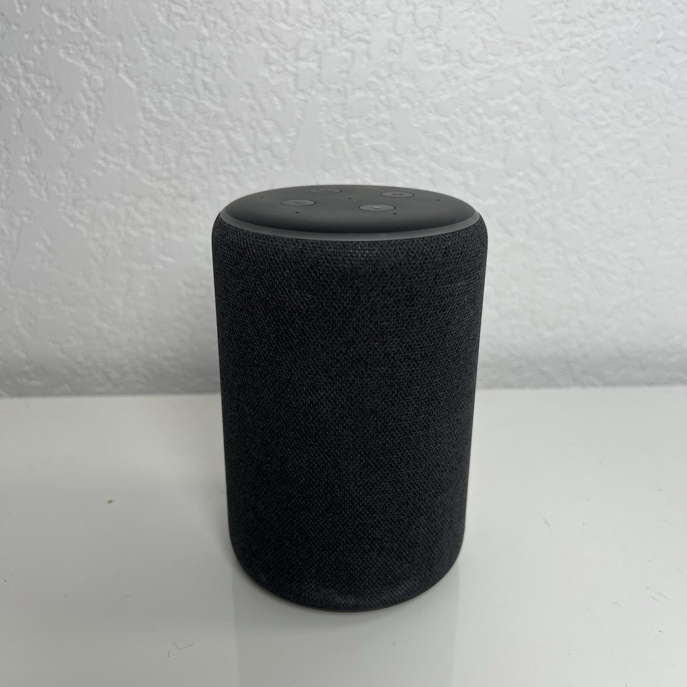 Amazon Echo Smart Speaker 3rd Gen R9P2A5 Alexa Tested Works No Power Cable