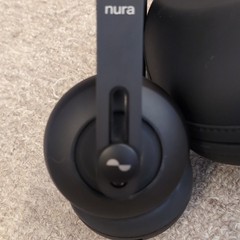nura Nuraphone Bluetooth Wireless Over-Ear Headphones w/ Case Cable Black