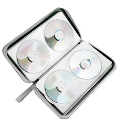 CD DVD Case Holder Dark Green 80 Capacity Hard Plastic