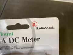 Radio Shack 500mA DC Meter Tester Panel-Mount