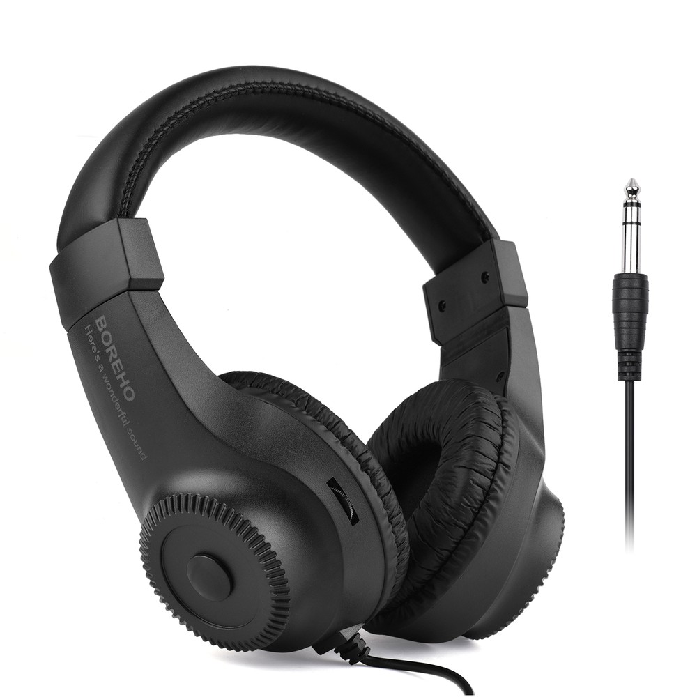 Studio DJ Headphones Over Ear Wired Headset Stereo For Monitoring Recording H8S4