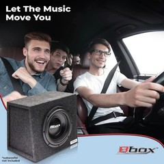 10″ Subwoofer Box – Durable MDF Construction & Precision Fit