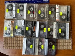 Collection of audio cassettes Russia 1990s 15 pieces
