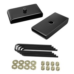 1″ Leveling Lift Block Kit for 1999-2023 Silverado Front: None, Rear: 1″