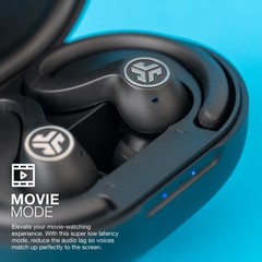 JLab Audio JBuds Air Sport True Wireless Headphones + Charging Case Black