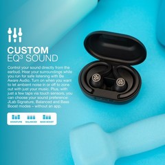 JLab Audio JBuds Air Sport True Wireless Headphones + Charging Case Black