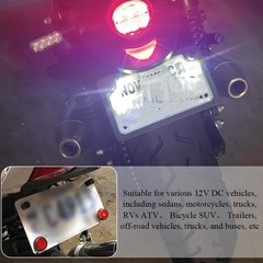 2PCS License Plate Light, LED Tag Lights, Super Bright 12V Waterproof License Pl