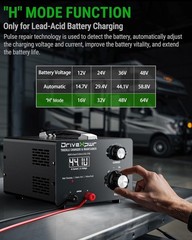 Adjustable Battery Charger 6V 8V 12V 24V 36V 48V 60V 72V 16A X40