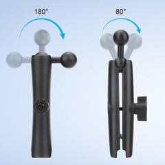 1″ Ball Adapter Double Socket Arm for RAM B, Phone Tablet Mount Extension 7.48″