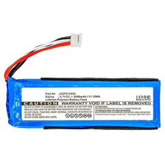 3000mAh GSP872693 Battery Replacement for JBL Flip 3 Portable Bluetooth Speaker
