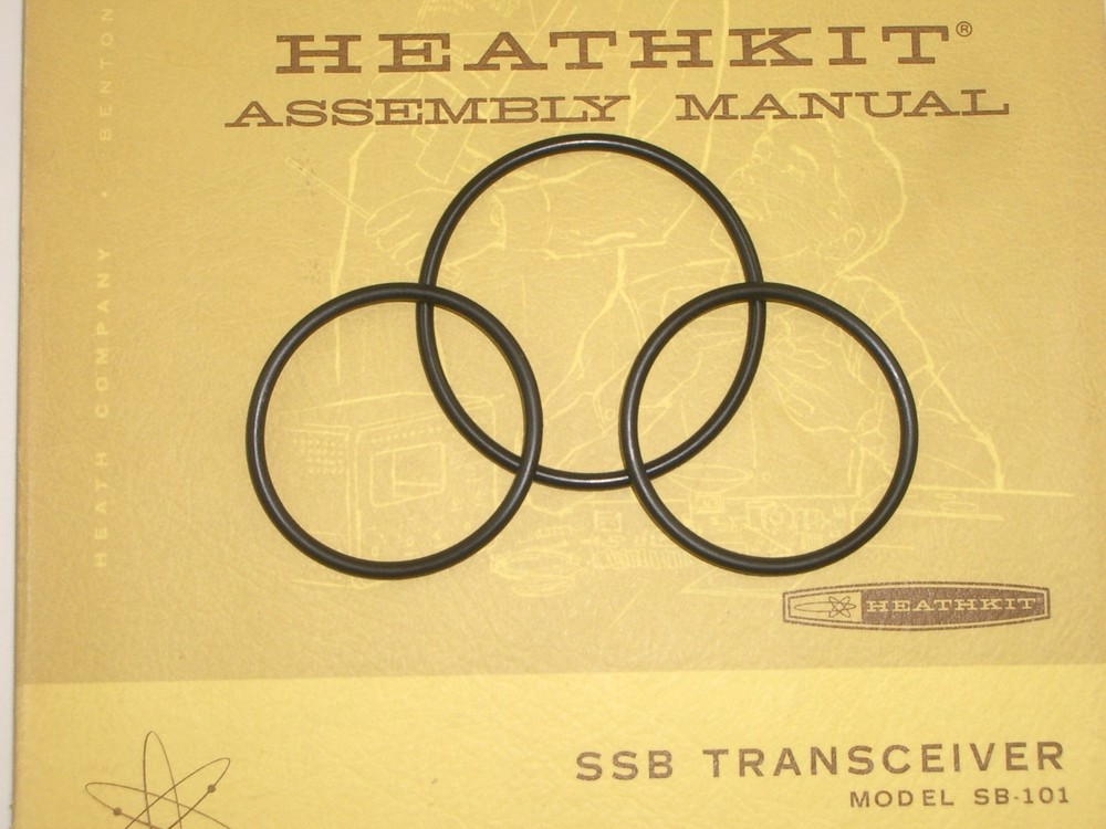 MC RUBBER DRIVE BELT SET FOR HEATHKIT SB-100 SB-101 SB-102 HW-101 HW-102 #268-7